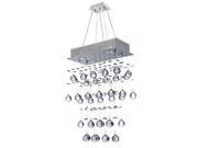 Icicle Collection 7 Light Chrome Finish and Clear Crystal Chandelier CLEARANCE