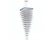 Icicle Collection 16 Light Chrome Finish and Clear Crystal Chandelier CLEARANCE