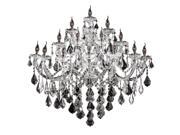 Maria Theresa Collection 15 Light Chrome Finish and Clear Crystal Candle Wall Sconce Light CLEARANCE
