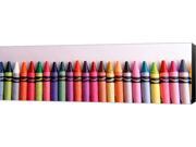 Close-up of assorted wax crayons by Panoramic Images Canvas Art, Size 36 X 12 Close-up of assorted wax crayons by Panoramic Images Canvas Art, Size 36 X 12