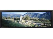 Greece Delphi The Tholos Ruins of the ancient monument by Panoramic Images Framed Art Size 38 X 14