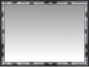 Acid Wash Silver Gilded Oversized Wall Mirror Landscape Size 43.75 X 33.75
