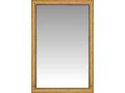 Gold Milan Large Wall Mirror Portrait Size 27.5 X 39.5