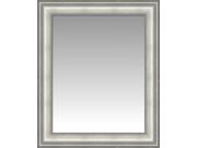 Silver Slope Front Wall Mirror Portrait Size 24.5 X 28.5