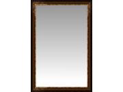 Contemporary Gold Slant Front Large Wall Mirror Portrait Size 27.5 X 39.5