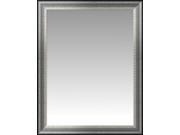 Silver Alexandria Wall Mirror Portrait Size 25.5 X 31.5