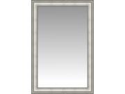 Silver Slope Front Large Wall Mirror Portrait Size 28.5 X 40.5