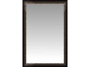 Contemporary Silver Slant Front Large Wall Mirror Portrait Size 27.5 X 39.5