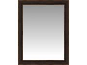 Walnut Napa Wall Mirror Portrait Size 26 X 32