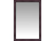 Mahogany Petite Large Wall Mirror Portrait Size 27 X 39