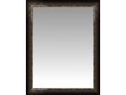 Contemporary Silver Slant Front Wall Mirror Portrait Size 25.5 X 31.5