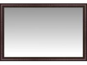 Rustic Mahogany Tuscan Large Wall Mirror Landscape Size 39 X 27