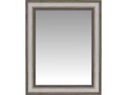 Silver Traditional Small Wall Mirror Portrait Size 19.75 X 23.75