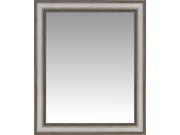 Silver Traditional Wall Mirror Portrait Size 23.75 X 27.75