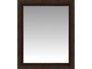Walnut Napa Wall Mirror Portrait Size 24 X 28