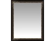 Contemporary Silver Slant Front Large Wall Mirror Portrait Size 27.5 X 33.5