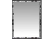 Acid Wash Silver Gilded Oversized Wall Mirror Portrait Size 33.75 X 43.75
