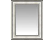 Silver Slope Front Small Wall Mirror Portrait Size 20.5 X 24.5