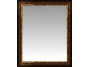 Contemporary Gold Slant Front Wall Mirror Portrait Size 23.5 X 27.5