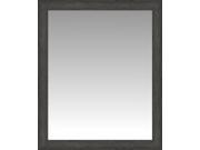 Gray Rustic Wall Mirror Portrait Size 23 X 27