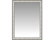 Silver Slope Front Oversized Wall Mirror Portrait Size 34.5 X 44.5