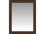 Brown Pine Prairie Small Wall Mirror Portrait Size 19 X 23