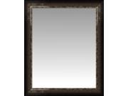 Contemporary Silver Slant Front Wall Mirror Portrait Size 23.5 X 27.5