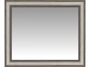 Silver Traditional Wall Mirror Landscape Size 27.75 X 23.75