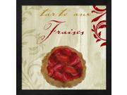 Tartes Francais, Strawberry by Color Bakery Framed Art, Size 13.25 X 13.25 Tartes Francais, Strawberry by Color Bakery Framed Art, Size 13.25 X 13.25
