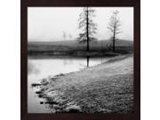 Across The Fog by Harold Silverman Framed Art Size 13.25 X 13.25