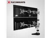 FLEXIMOUNTS M16 Quad LCD Monitor Stand Desk Mount for 10 24 Samsung Dell Asus Acer HP AOC LCD Computer Monitor Quad LCD Mount