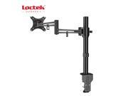 Loctek D2 Monitor Arm Extension Desk Mount Stands Fits Most 10 27 inches LCD Computer Screens 22 lbs Clamping supporting Full Motion swing monitor mounting ar