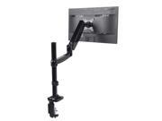 FLEXIMOUNTS M17 Height adjustable Monitor mount Heavy Duty Desk Stands for 10 27 inch LCD Screens with Gas Spring Monitor Arm and Clamp or Grommet Support