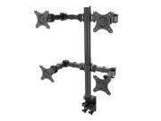 FLEXIMOUNTS Full Motion Quad Arm Desk Mount Stand Fits 10 27 Asus Acer AOC LCD Computer Monitor D1Q