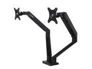 FLEXIMOUNTS F9D Dual Monitor Arm Desk Mount for 10 27 Computer Monitor with Swing Monitor arm and 2 USB Cables With Clamp or Grommet Desktop Support 4.4 19.