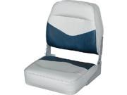Wise Seating 8WD418 900 CONTOURED LOW BACK GREY NAVY