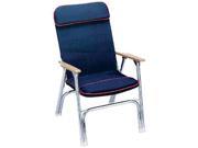 Seachoice 78511 PADDED DECK CHAIR W RED PIPING