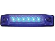 T H Marine LED 51811 DP LED SLIMLINE STRIP 8 IN BLUE