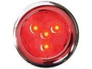 T H Marine LED 51897 DP LED PUCK LIGHT SS 3IN RED