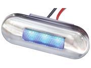 Aqua Signal 16421 7 SANTIAGO 3 LED OVAL BLUE LEDF