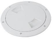 Attwood Marine 12792 1 WHITE 6IN DECK PLATE
