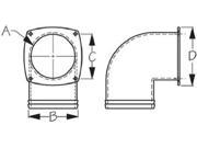 Sea Dog Line 337350 HOSE VENT ELBOW