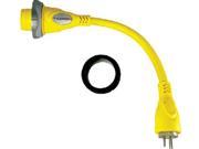 Furrion FP3015 SY PIGTAIL 30A F TO 15A M YELLOW