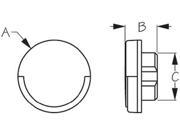 Sea Dog Line 401380 1 LED BUTTON LIGHT 180 WHITE