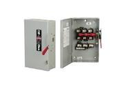 GE TG4324R Fusible Safety Switch 200A 240V 3P 3 Wire NEMA 3R Outdoor
