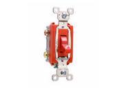 P S PS20AC3 RED Extra Heavy Duty Spec Grade Switch 3 Way 20A 120 277V Red