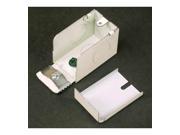 WIREMOLD V2010A2 Entrance End Fitting Steel Ivory 2000 Series
