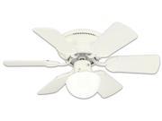 WESTINGHOUSE 7810800 30 Petite Ceiling Fan w Light White Finish Wh Oak