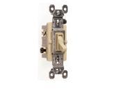 P S 663 IG 3 Way Grounding Toggle Switch 15A 120V Ivory