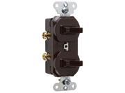 P S 690 2 Single Pole Switches 15A 120 277V Brown